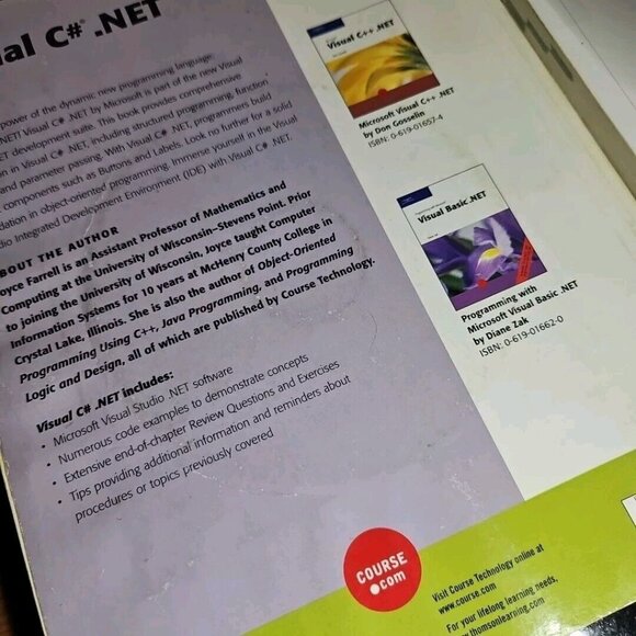 Introduction to Programming with C++ Visual C# .Net Lot 2 Trade Paperback Text - Picture 6 of 10
